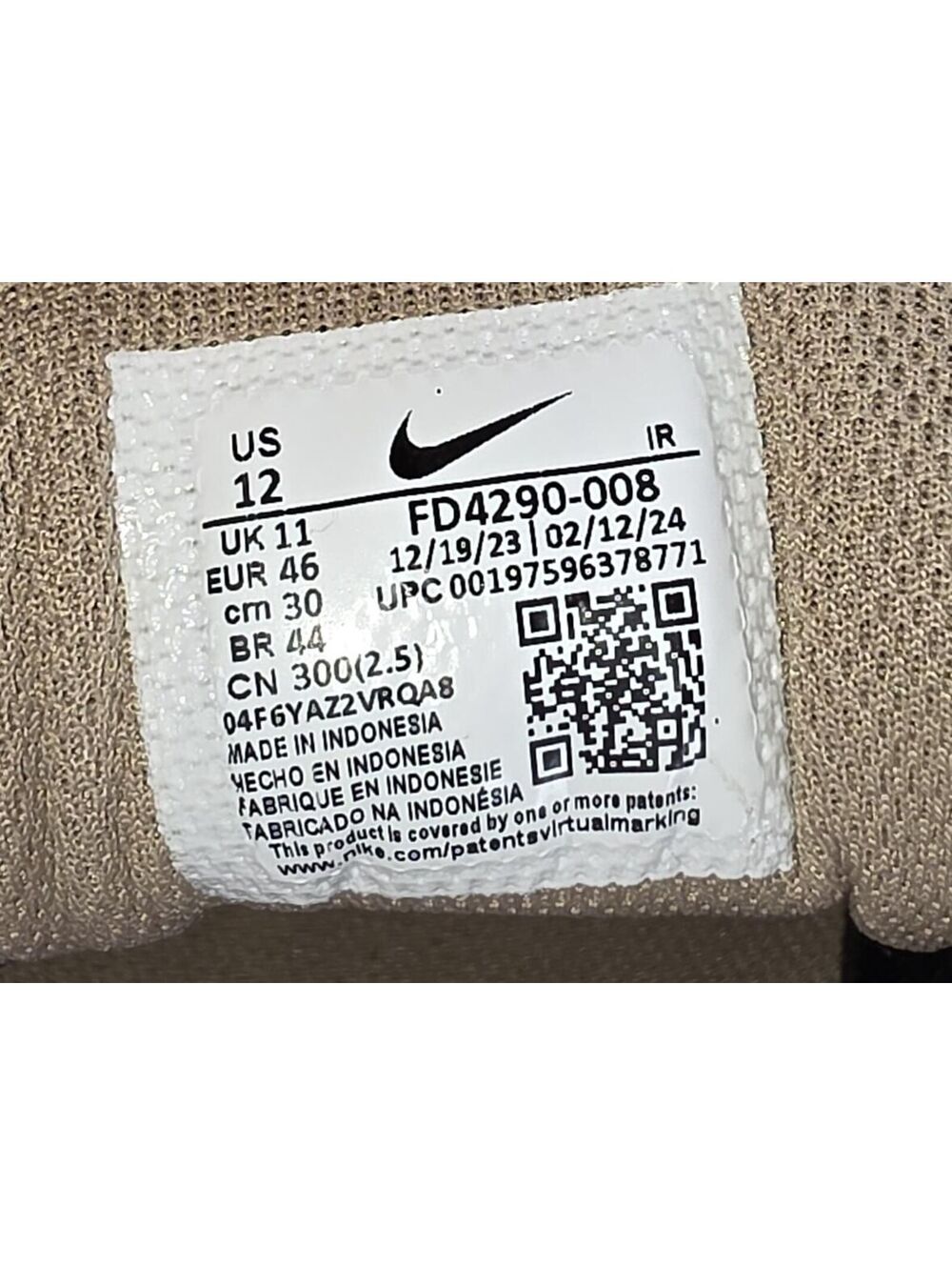 Nike Air Max Plus Drift FD4290-008 Phantom Baltic Blue Men's 12 NWOT No Box - Picture 11 of 13
